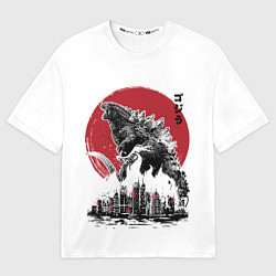 Футболка оверсайз мужская GODZILLA, цвет: 3D-принт