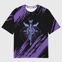 Футболка оверсайз мужская Стальной алхимик, цвет: 3D-принт