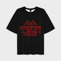 Футболка оверсайз мужская Twin Peaks, цвет: 3D-принт