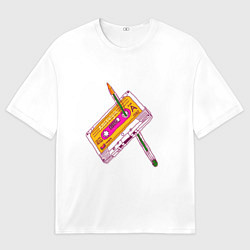 Футболка оверсайз мужская 90s, цвет: 3D-принт