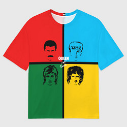 Футболка оверсайз мужская Queen, цвет: 3D-принт