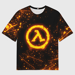 Мужская футболка оверсайз HALF-LIFE