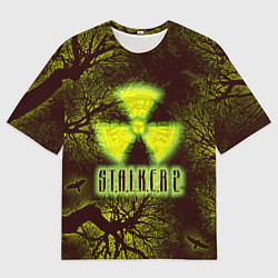 Мужская футболка оверсайз Сталкер