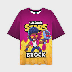 Мужская футболка оверсайз BRAWL STARS BROCK