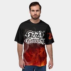 Футболка оверсайз мужская Ozzy Osbourne, цвет: 3D-принт — фото 2