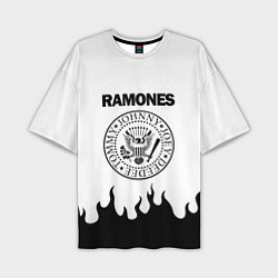 Футболка оверсайз мужская RAMONES, цвет: 3D-принт