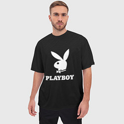 Футболка оверсайз мужская PLAYBOY, цвет: 3D-принт — фото 2