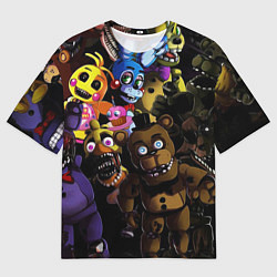 Мужская футболка оверсайз Five Nights At Freddy's