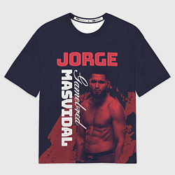 Футболка оверсайз мужская Jorge Masvidal, цвет: 3D-принт