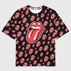 Футболка оверсайз мужская Rolling stones, цвет: 3D-принт