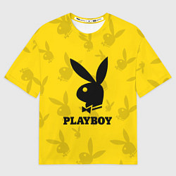 Футболка оверсайз мужская PLAYBOY, цвет: 3D-принт
