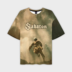 Футболка оверсайз мужская Sabaton, цвет: 3D-принт