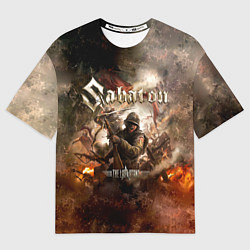 Футболка оверсайз мужская Sabaton, цвет: 3D-принт