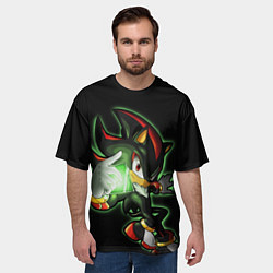 Футболка оверсайз мужская SHADOW, цвет: 3D-принт — фото 2