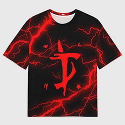 Мужская футболка оверсайз DOOM ETERNAL