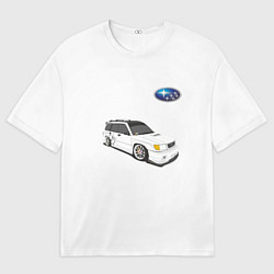 Мужская футболка оверсайз SUBARU