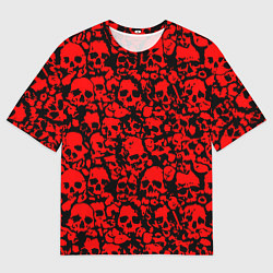 Мужская футболка оверсайз ЧЕРЕПА