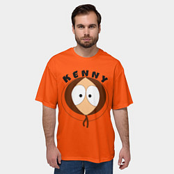 Футболка оверсайз мужская KENNY, цвет: 3D-принт — фото 2