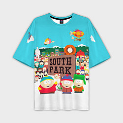 Футболка оверсайз мужская South Park, цвет: 3D-принт