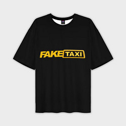 Мужская футболка оверсайз Fake Taxi