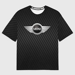 Футболка оверсайз мужская MINI COOPER CARBON, цвет: 3D-принт