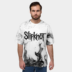 Футболка оверсайз мужская SLIPKNOT, цвет: 3D-принт — фото 2