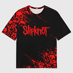 Футболка оверсайз мужская SLIPKNOT, цвет: 3D-принт