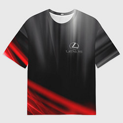 Футболка оверсайз мужская LEXUS, цвет: 3D-принт