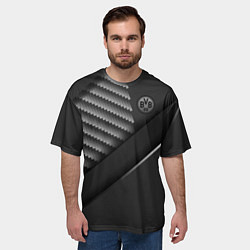 Футболка оверсайз мужская FC Borussia, цвет: 3D-принт — фото 2