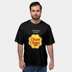 Футболка оверсайз мужская Chupa chups, цвет: 3D-принт — фото 2
