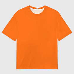 Мужская футболка оверсайз Цвет апельсиновая корка