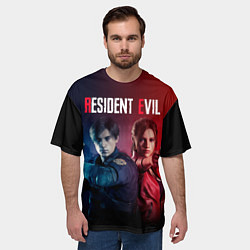 Футболка оверсайз мужская Resident Evil 2, цвет: 3D-принт — фото 2