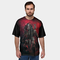 Футболка оверсайз мужская PREDATOR, цвет: 3D-принт — фото 2