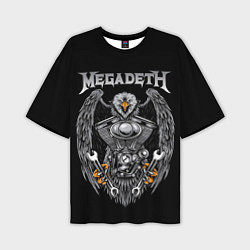 Мужская футболка оверсайз Megadeth