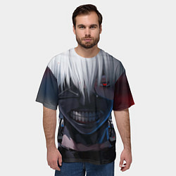 Футболка оверсайз мужская TOKYO GHOUL, цвет: 3D-принт — фото 2