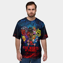 Футболка оверсайз мужская Five Nights At Freddys, цвет: 3D-принт — фото 2