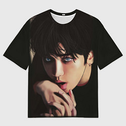 Футболка оверсайз мужская BTS, цвет: 3D-принт