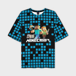Мужская футболка оверсайз Minecraft