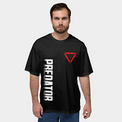 Футболка оверсайз мужская PREDATOR, цвет: 3D-принт — фото 2