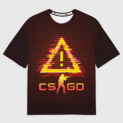 Футболка оверсайз мужская CS:GO, цвет: 3D-принт