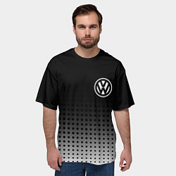 Футболка оверсайз мужская Volkswagen, цвет: 3D-принт — фото 2