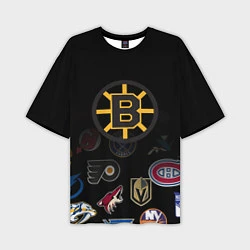 Мужская футболка оверсайз NHL Boston Bruins Z