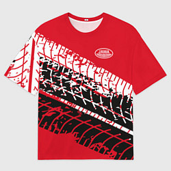 Футболка оверсайз мужская JAWA, цвет: 3D-принт