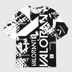 Мужская футболка оверсайз Valorant