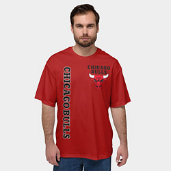 Футболка оверсайз мужская CHICAGO BULLS, цвет: 3D-принт — фото 2