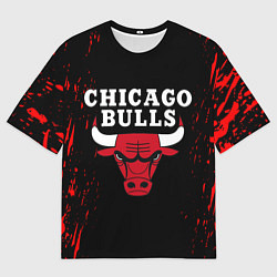 Мужская футболка оверсайз CHICAGO BULLS
