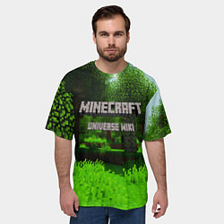 Футболка оверсайз мужская МАЙНКРАФТ, цвет: 3D-принт — фото 2