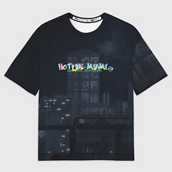 Мужская футболка оверсайз HOTLINE MIAMI