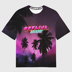 Мужская футболка оверсайз HOTLINE MIAMI
