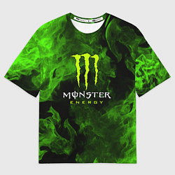 Футболка оверсайз мужская MONSTER ENERGY, цвет: 3D-принт
